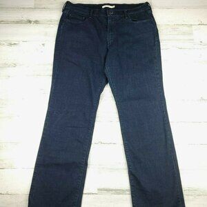 Levi's 505 Womens Straight Leg Denim Jeans Mid Rise Size 33 (34x32) EUC